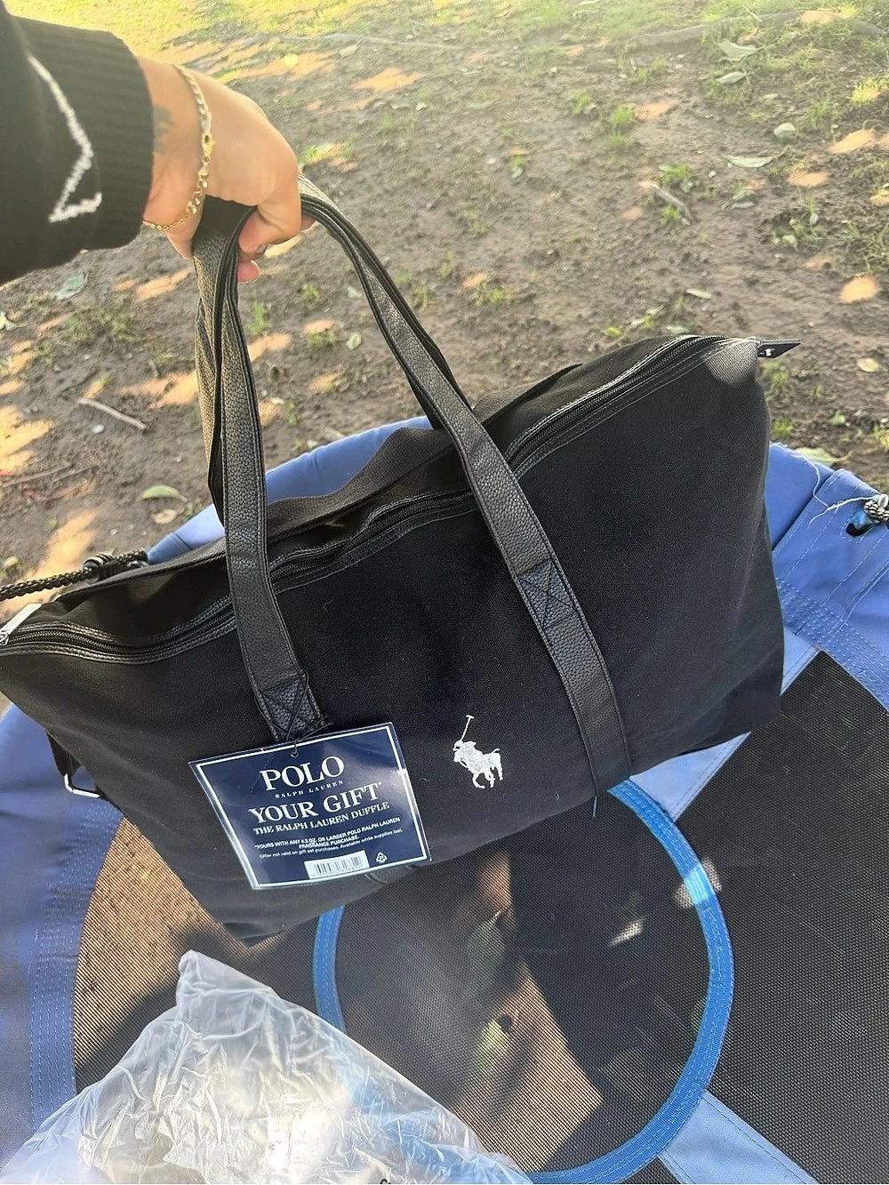 Polo Ralph Lauren Ralph Lauren Fragrances Promotional Duffle Bag Black